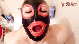 Superbohater maska ​​lateksowa wielka przygoda dziwki sikanie
