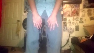 Dude Desperately Holding It Has An Incident + Wets His Leggings