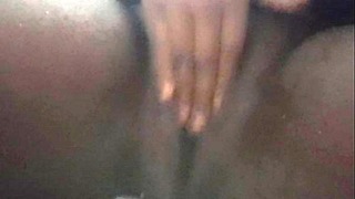 Black Fat Cunt Masturbating, Pissing, Farting And Cumming