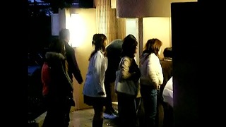 Thai Pee Desperation (waiting In A Queue Stepping With A Flare Skirt)