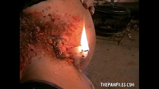 Bizarre Blondes Self Torturing Sexy Waxing & Perverted Crystel Lei Rough Punishmen