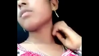 Hindi Girl Friend Peeing Selfie