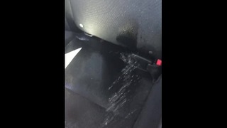 Pissing in backseat #2 Female