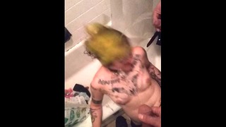 Piss Play With Two Step Dads