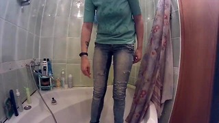 Pissing Girl Wet Kink Panties