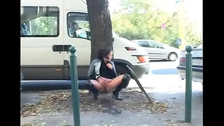 Hard Core Public Piss Outside