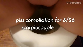 Piss Compilation for 8 26