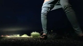 Pissing on the Side of the Highway on Roadtrip