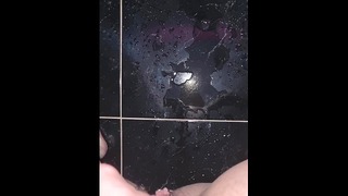 Wild Spray Piss in Shower