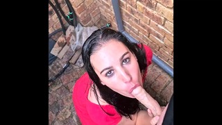 Outdoor Alley Face Piss and Oral