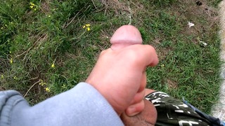 Pretty 18 Teen Boy Trying to Hold Pee By Squeezing His Bursting to Pee Penis