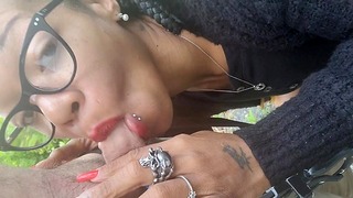 Riding Around With My Tits Out then Pulling Over for for A Golden Shower N Me Pissing