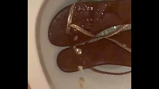 Peeing On My Step Moms Boots