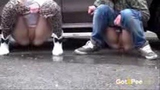 Outside Pissing Compilation