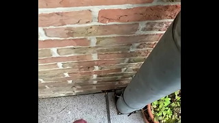 Me Pissing On A Wall