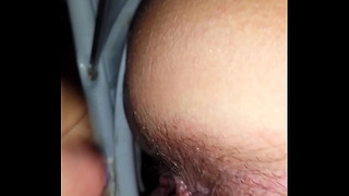 Shannon On Potty Chair Pissing On My Cock