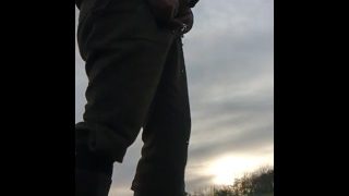 Couldn’t hold it and went in a field