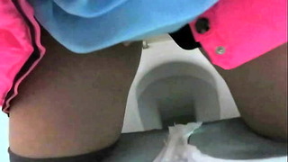 Fat Milf Pissing And Masturbating In A Public Toilet. Then, She Smokes A Cigarette Outdoors Near A Big Spruce. Amateur
