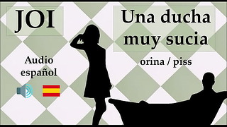 JOI Con Fantasía De Orina / Mear. Voz Española.