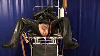 Latex Rubber + Catheter Urine Inhaler Breathplay Enema With His Piss