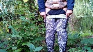 Lush Milf Golden Shower Solo In Nature