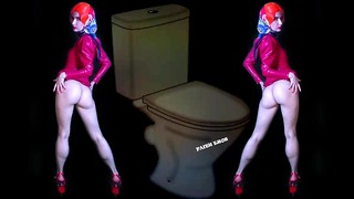Toilet voor één nacht van de Hollywood-actrice