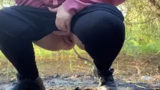 Pissing In Nature And All The Splashes In Your Face
