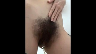 POV Hairy Golden Shower – Mistress Bush And Piss Tease