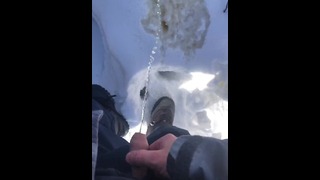 Solo Man POV Pissing Compilation From My Weekend Of Spring Destruct Camping 2022
