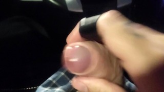 Solotouch Close Up Uncut Jack Off And Cum In Van