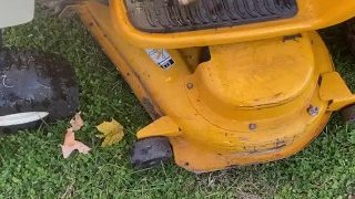 Amateur Brian Peeing Pissing On A Mower To Wash It