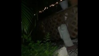 Bella_slutwife outdoor husband peeing