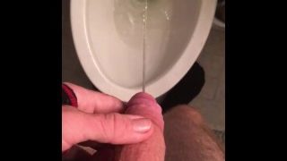 Cutie Femboy Pees In Toilet