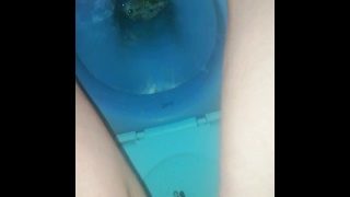 Freaky White girl peeing in abandoned house in Sri Lanka