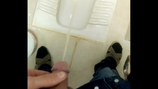 J'ai fait une vidéo de moi en train de pisser dans les toilettes parce que j'aime les vidéos de pipi et les vidéos de pipi