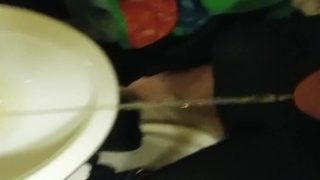 My man pissing in toilet and I wish it was in my mouth