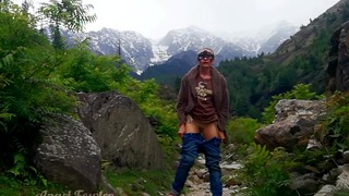 Pee Desperation On The Trekking Trail When Group Of Hikers Have Gone Ahead, But Someone Might Catch