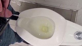 Pee over Public Toilet its so Good