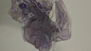 Peeing To Purple Panties!