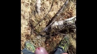 Piss Desperated In The Wood – Pee Outdoor