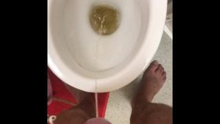 Pissing In The Toilet – POV Cock