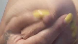 Pissing In The Toilet While Standing And Smoking