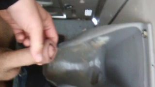 POV Transgirl In Portapotty Too Nervous To Piss Outside On Cam For 1St Time