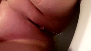 Pretty Chubby Pussy Milf Pees In Toilet