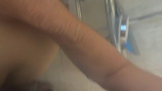 She Pisses In Her Pants And Makes Herself Cum In The Shower