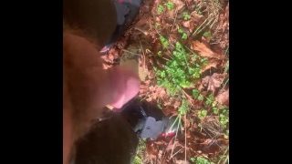 Solo Male Pissing Outdoors
