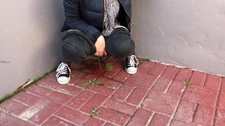 Taking A Piss Outdoors At A Festival In Public!