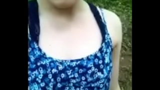 Teen Peeing On A Bench Outside 1