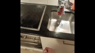 Want To Cum De Spray Piss In My Kitchen