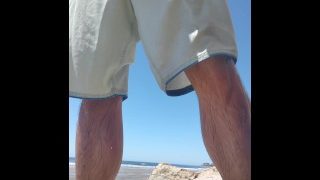 Watch Your Stepbrother Piss On The Beach…